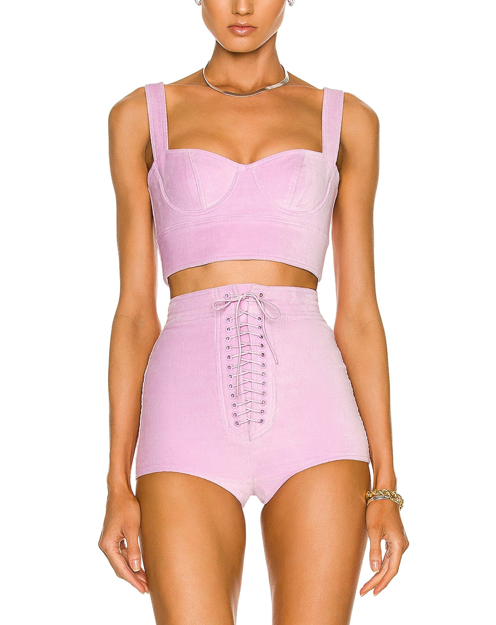 Alex Perry Structured Pink Cole Bustier Top Size US 4 / UK 8